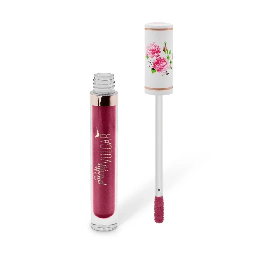 Pretty Vulgar My Lips Are Sealed Liquid Lipstick 107 Forget Me Not Metallic